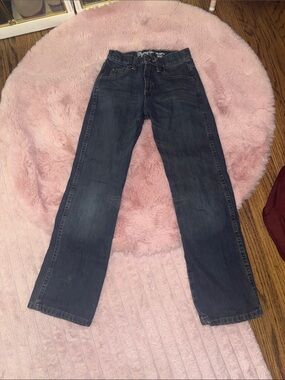 Wrangler Kids Dark Blue Straight-Leg Jeans